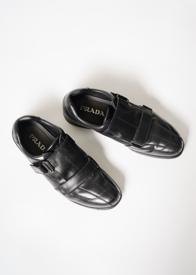 PRADA 02AW Velcro leather sneaker