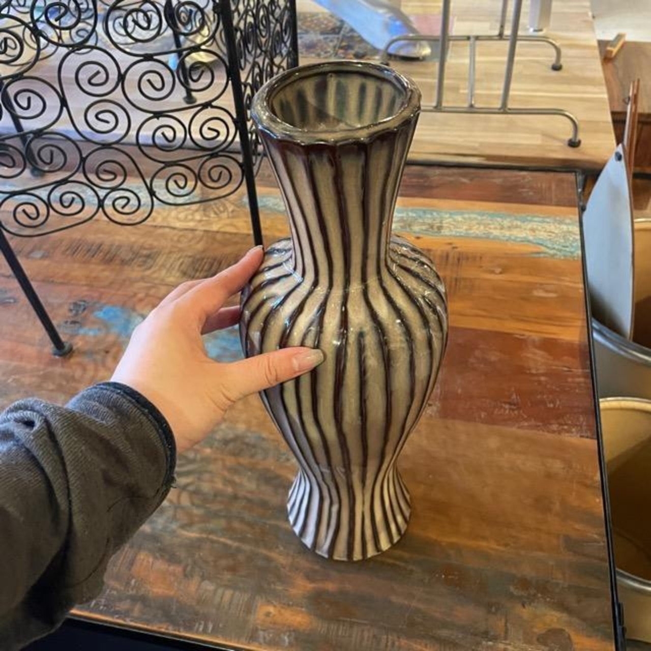 Ceramic Flower Vase　SOUTHEN P　セラミックフラワーベース 　花瓶　フラワーベース　花　