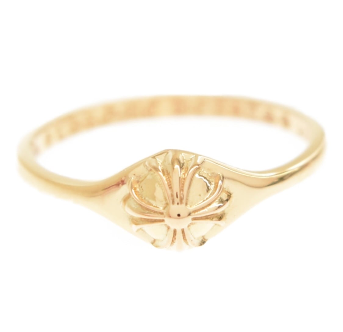 CHROME HEARTS クロムハーツ 22K BUBBLEGUM CROSSBALL RING バブルガム クロスボール リング
