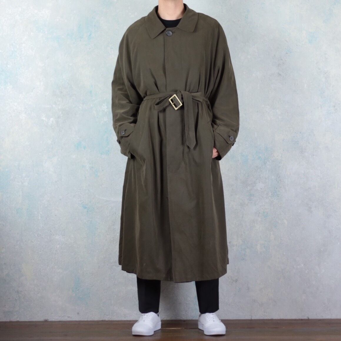 NAUTICA オーバーサイズライナー付きスムースステンカラーコート【FF