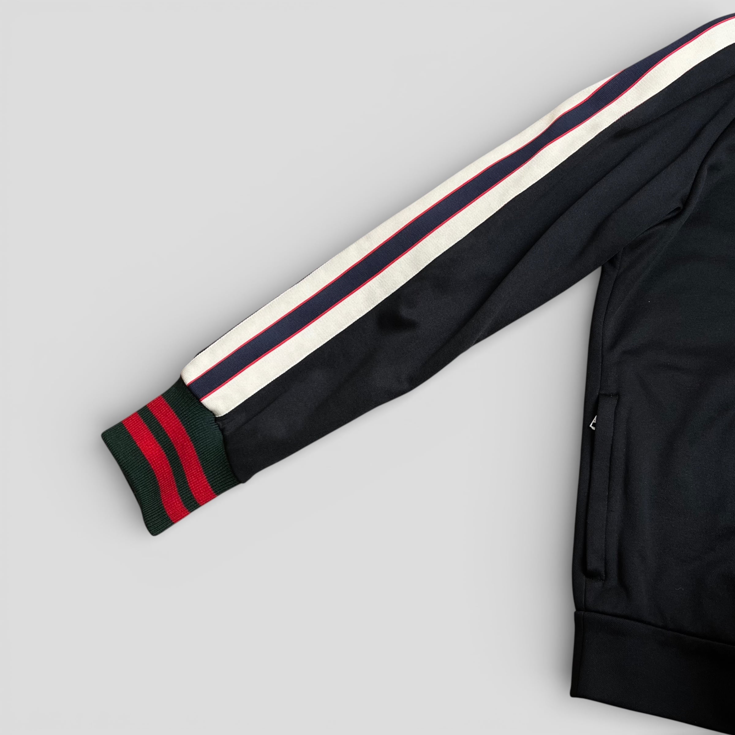 GUCCI グッチ テクニカルジャージー トラックジャケット ブラック L