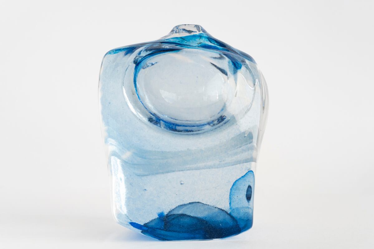 一輪挿「みなも」中　輪島 明子 作