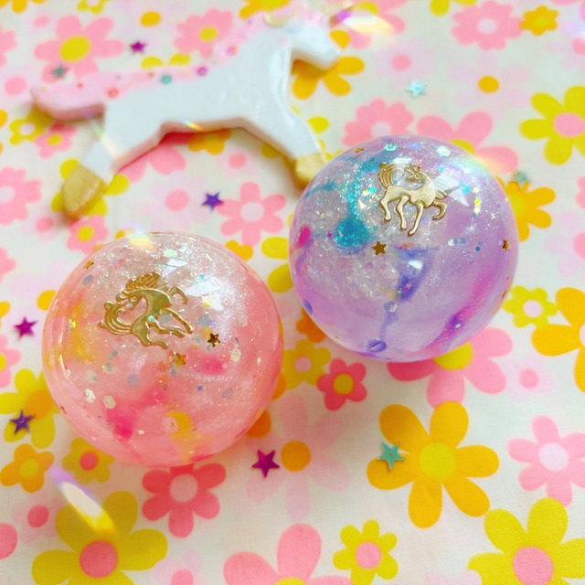 ドリームキャッチ♡カラフルユニコーンオルゴナイト