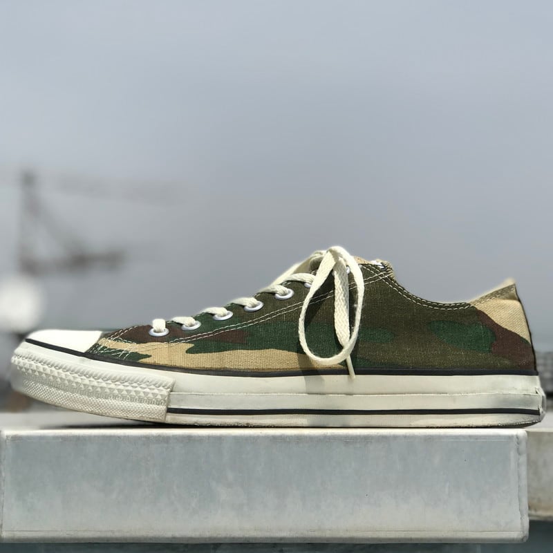 90's CONVERSE コンバース ALL STAR LOW USA製 カモフラ 迷彩 10 90's CONVERSE コンバース ALL STAR LOW USA製 カモフラ 迷彩 10