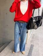 【新作5%OFF・3日間】Wool&Cashmere Layered Knit_3colors