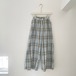 yushokobayashi/Green Check Trousers