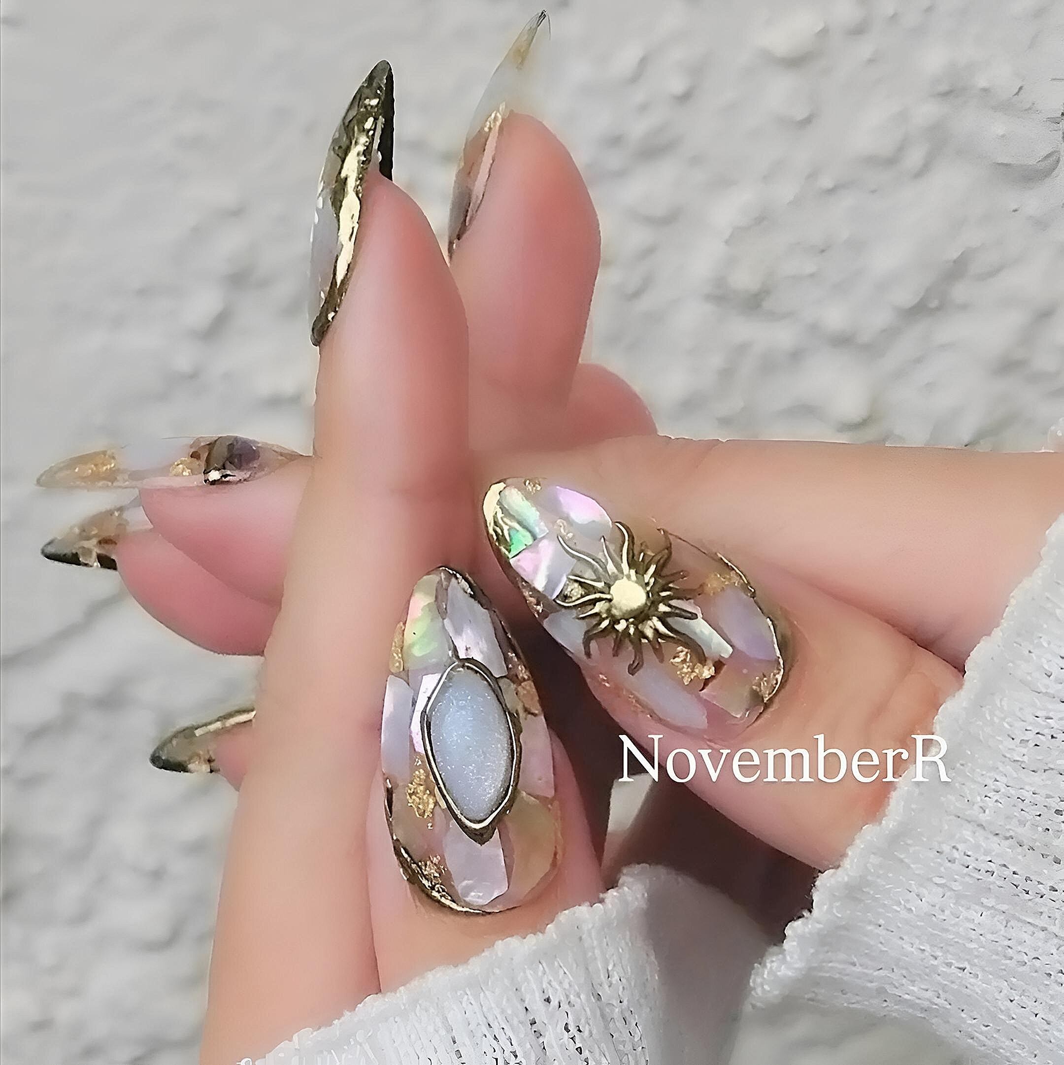 LA889☆シェル埋め尽くしネイルチップ | NovemberR 〰️ネイルチップ