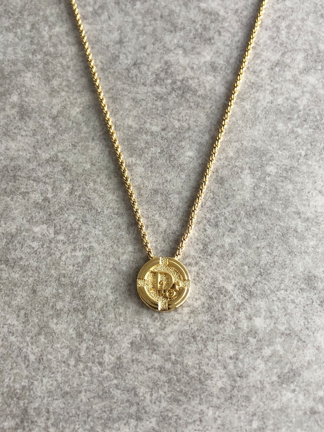 Christian Dior クリスチャン ディオール ネックレス ゴールド DIORロゴ vintage ヴィンテージ オールド eg2c2f