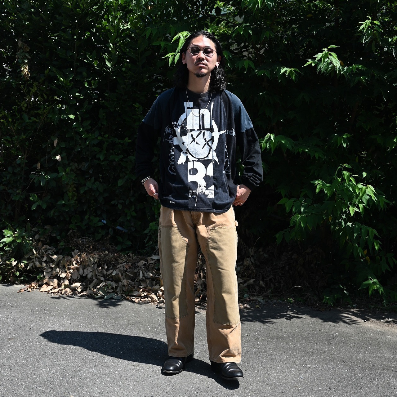 CHANGES / RAGLAN SLEEVES L/S TEE MULTI(1)