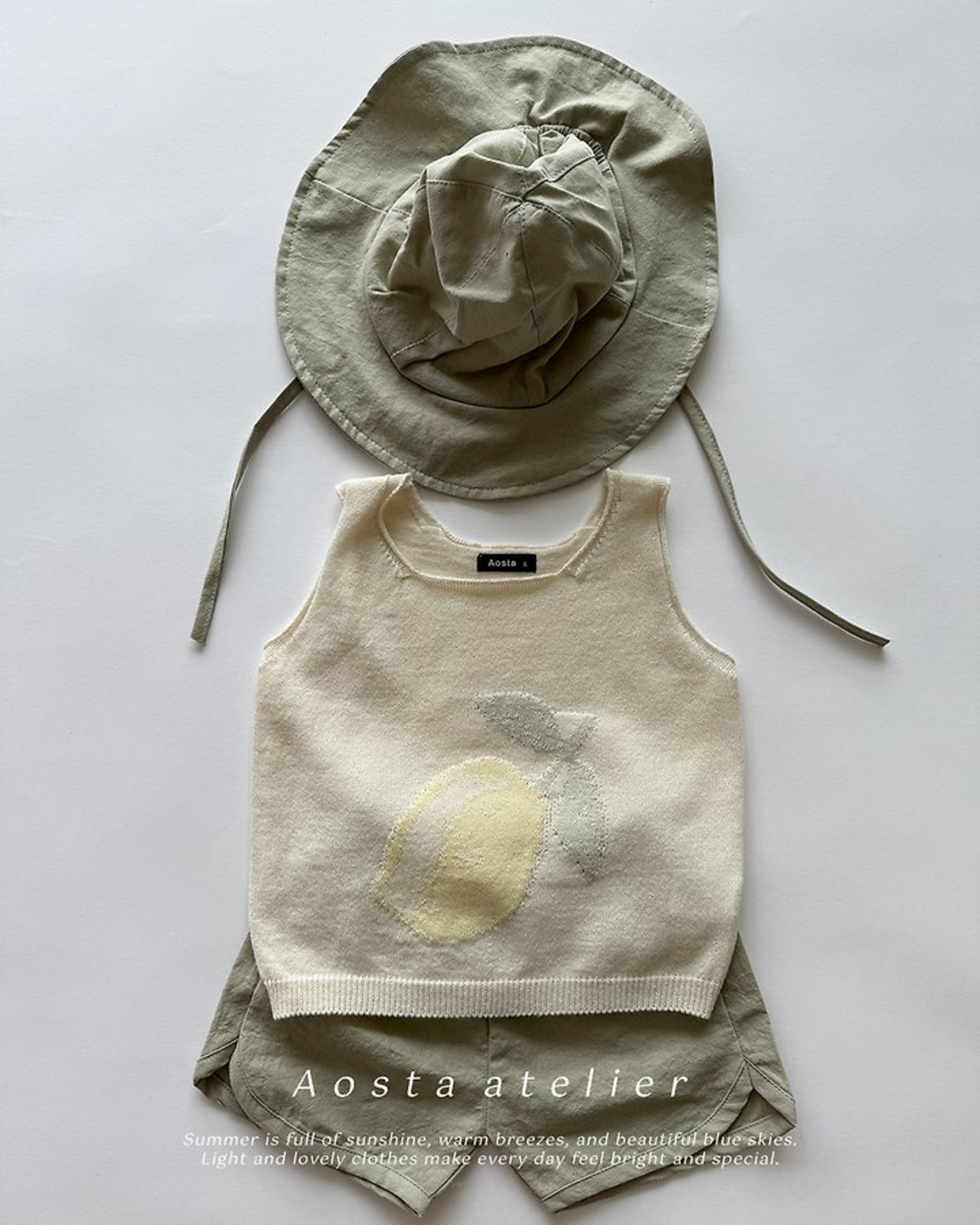[Aosta] Fruit Vest / [아오스타] 니트과일베스트