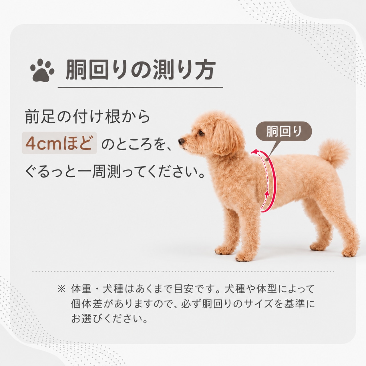 sumi.lab 極薄犬用腹巻【小型犬の冷え対策に】