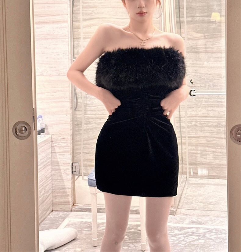 ラパフェ ベアトップ ワンピース ミニ 楽天市場】ベアトップ ワンピース セクシーな大人の女性に