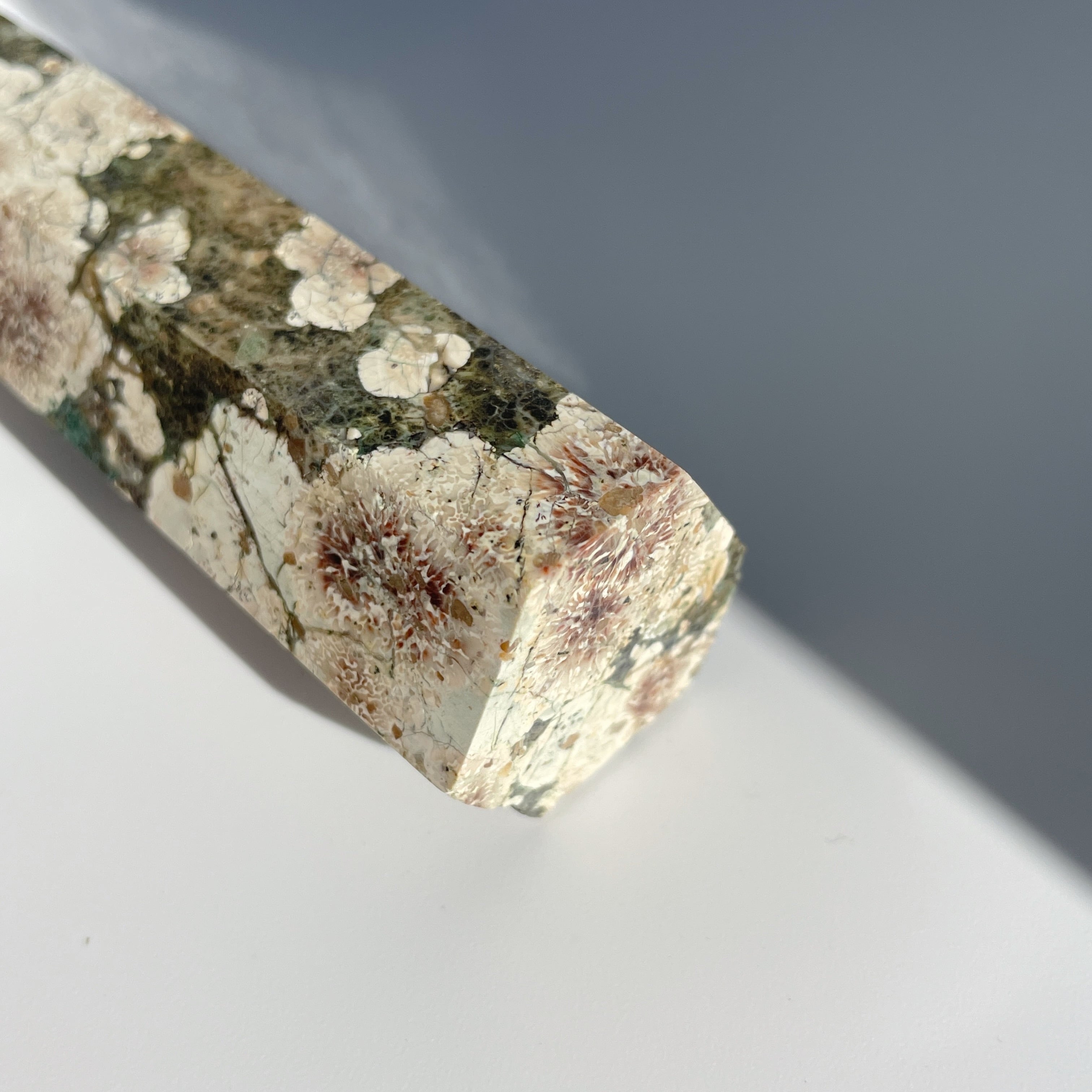 グリーンフラワージャスパー タワー03◇ Green Flower Jasper ◇天然石