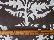 block print fabric d32 black