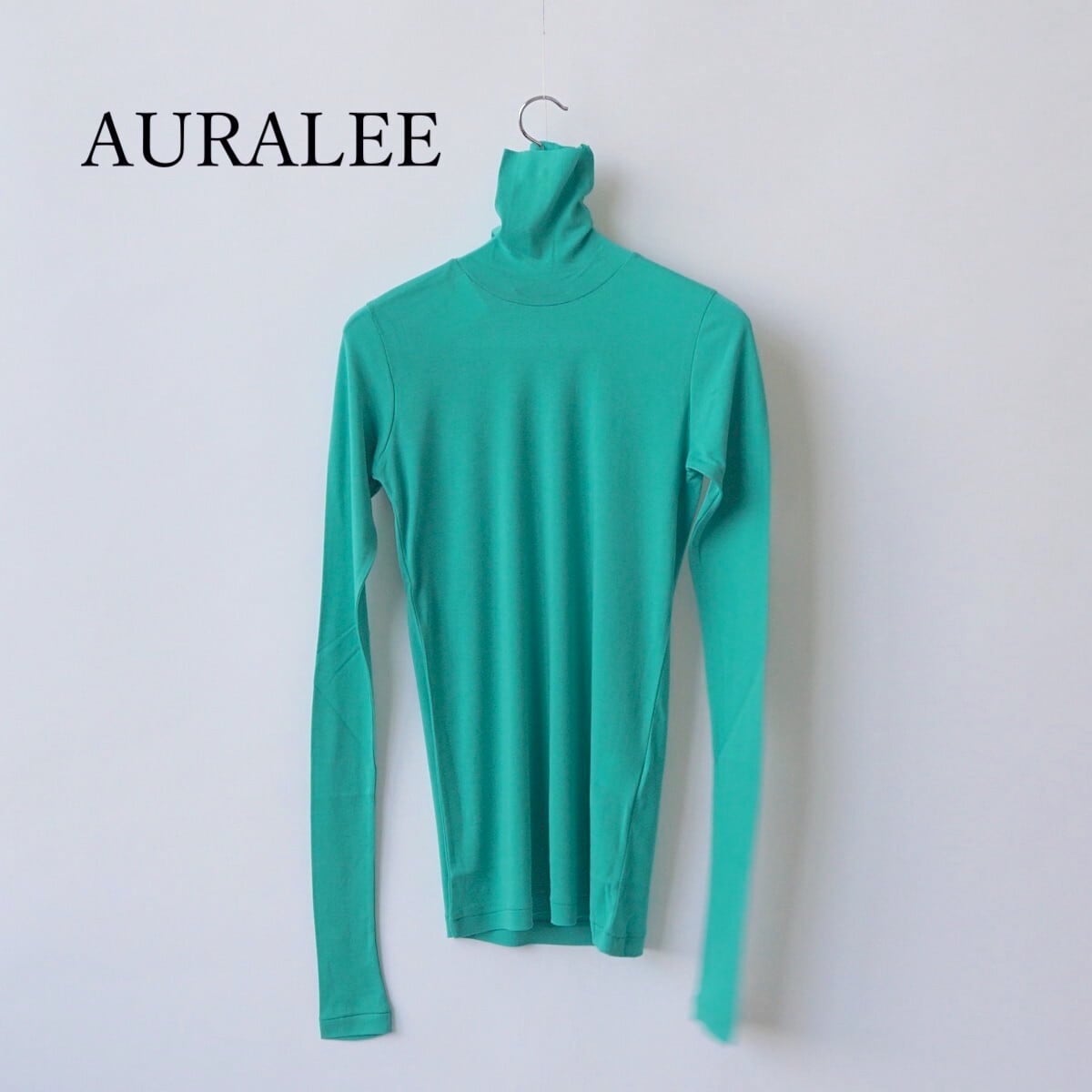 AURALEE/オーラリー・SUPER HIGH GAUGE SHEER RIB TEE | a flat shop