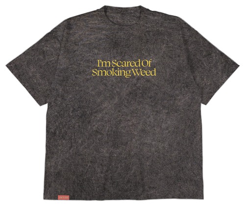 JACUZZI SCARED WEED TEE GREY