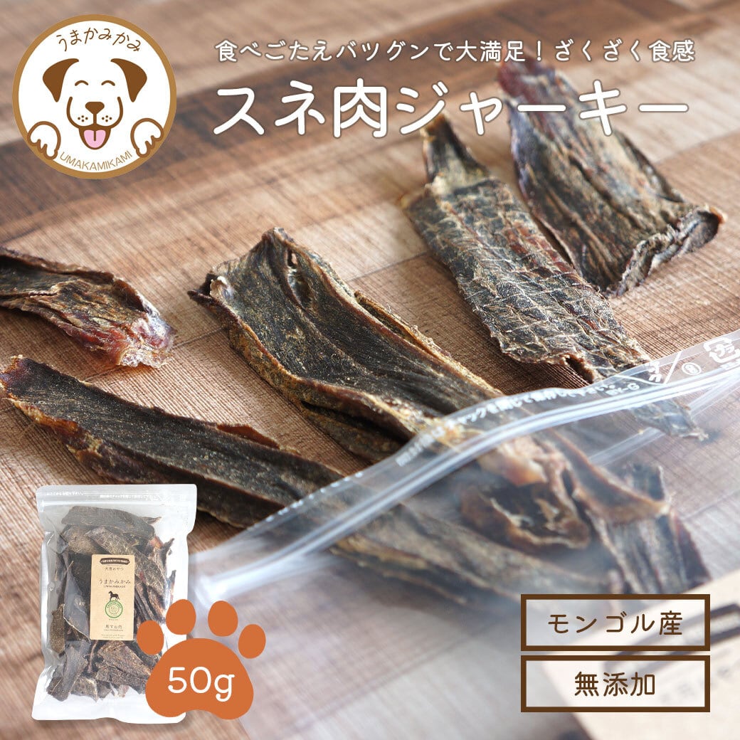 馬すね肉ジャーキー 50g (27.9.30)