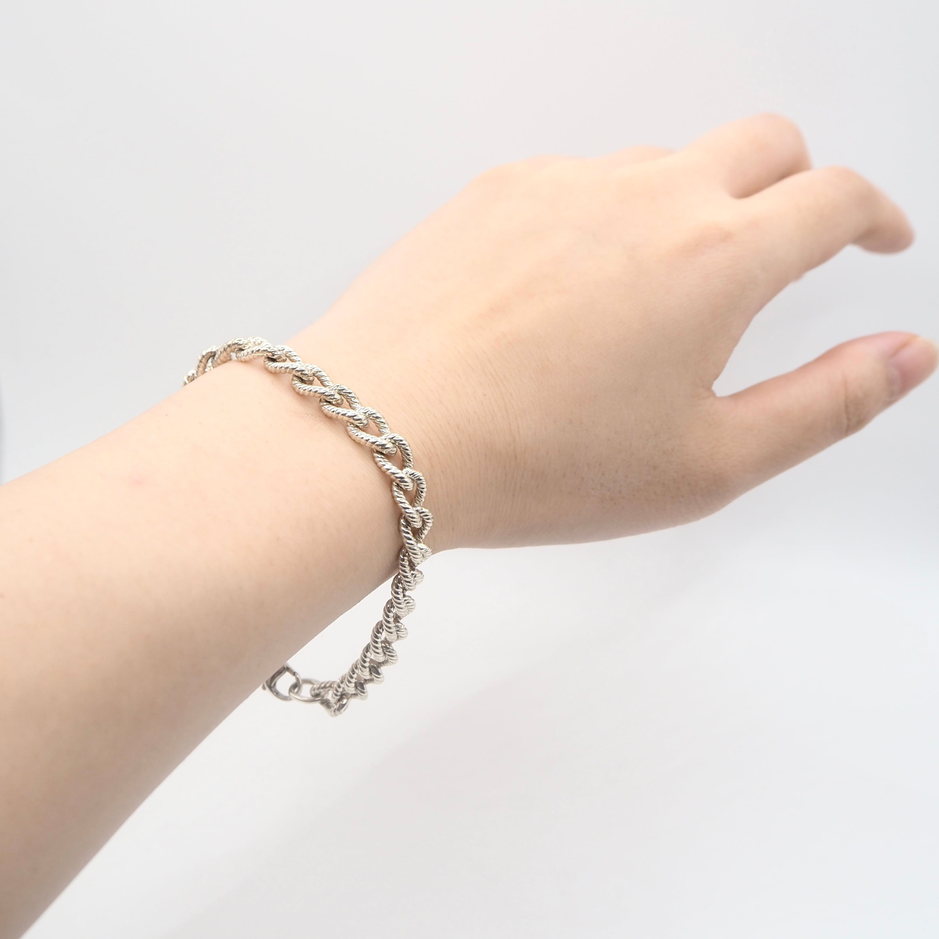Tiffany&Co. ツイストチェーン ブレスレット シルバー925 ティファニー
