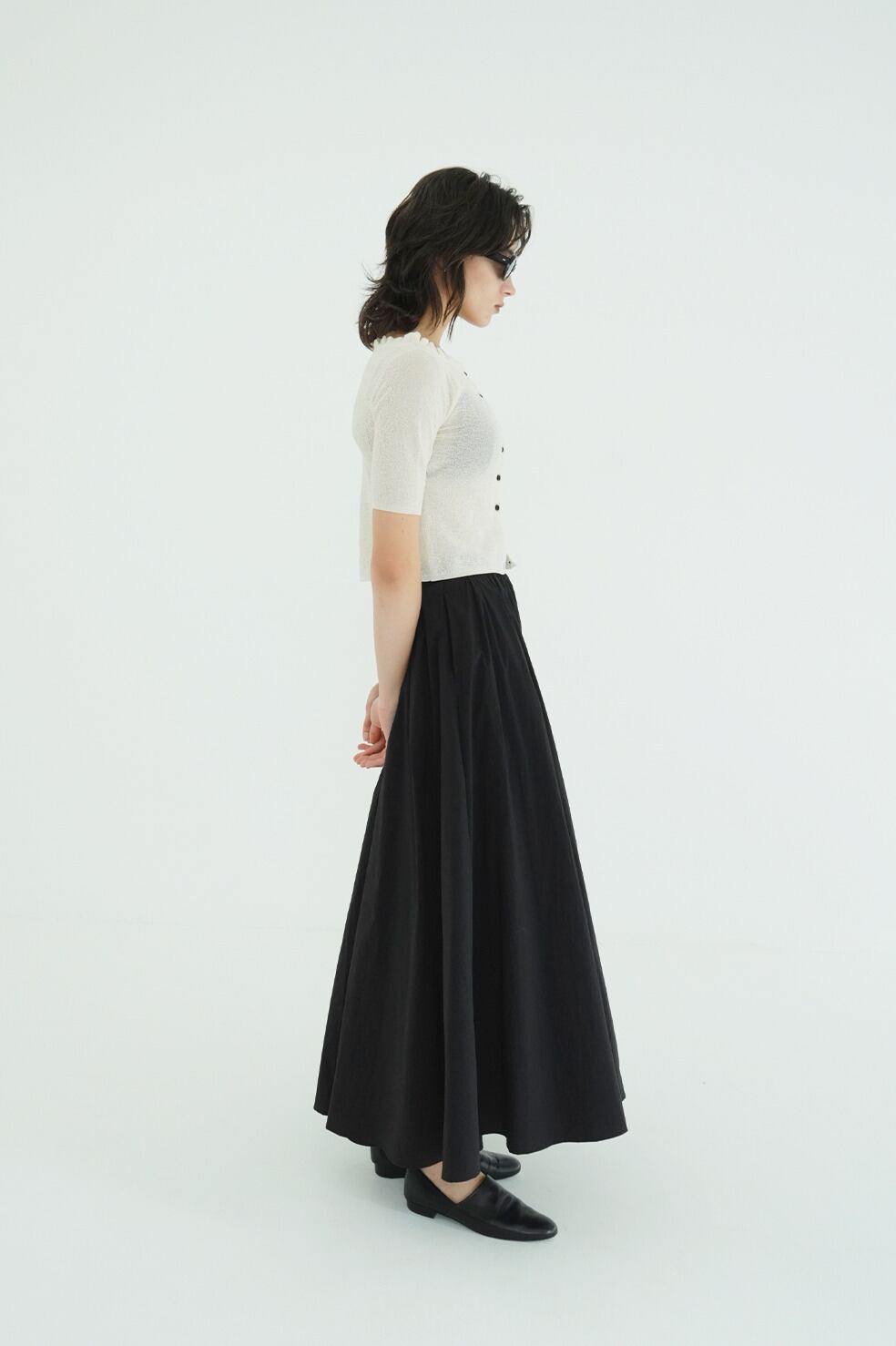 CLANE VOLUME FLARE AIRY SKIRT 3色展開 | FLICKA ASHIYA
