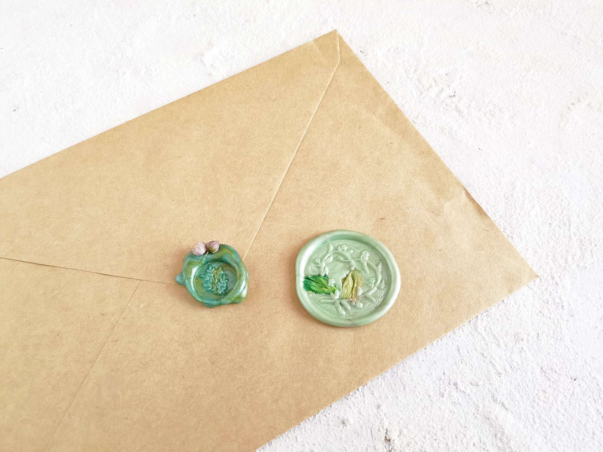 10枚 ロスフラワーで作るシーリングスタンプmini | 花番 HANATUGAI-KABAN