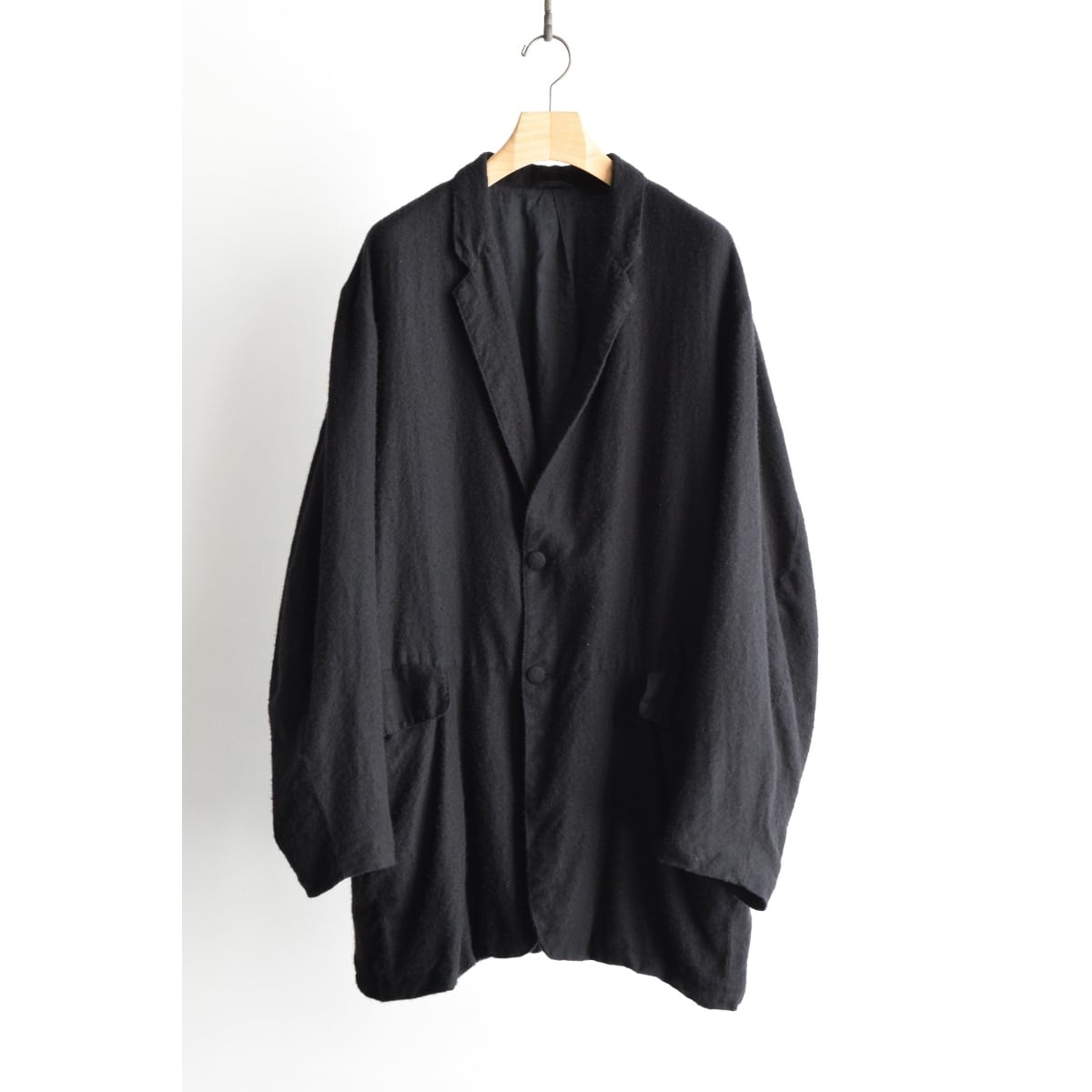 COMOLI | カシミヤシルク フロックコート