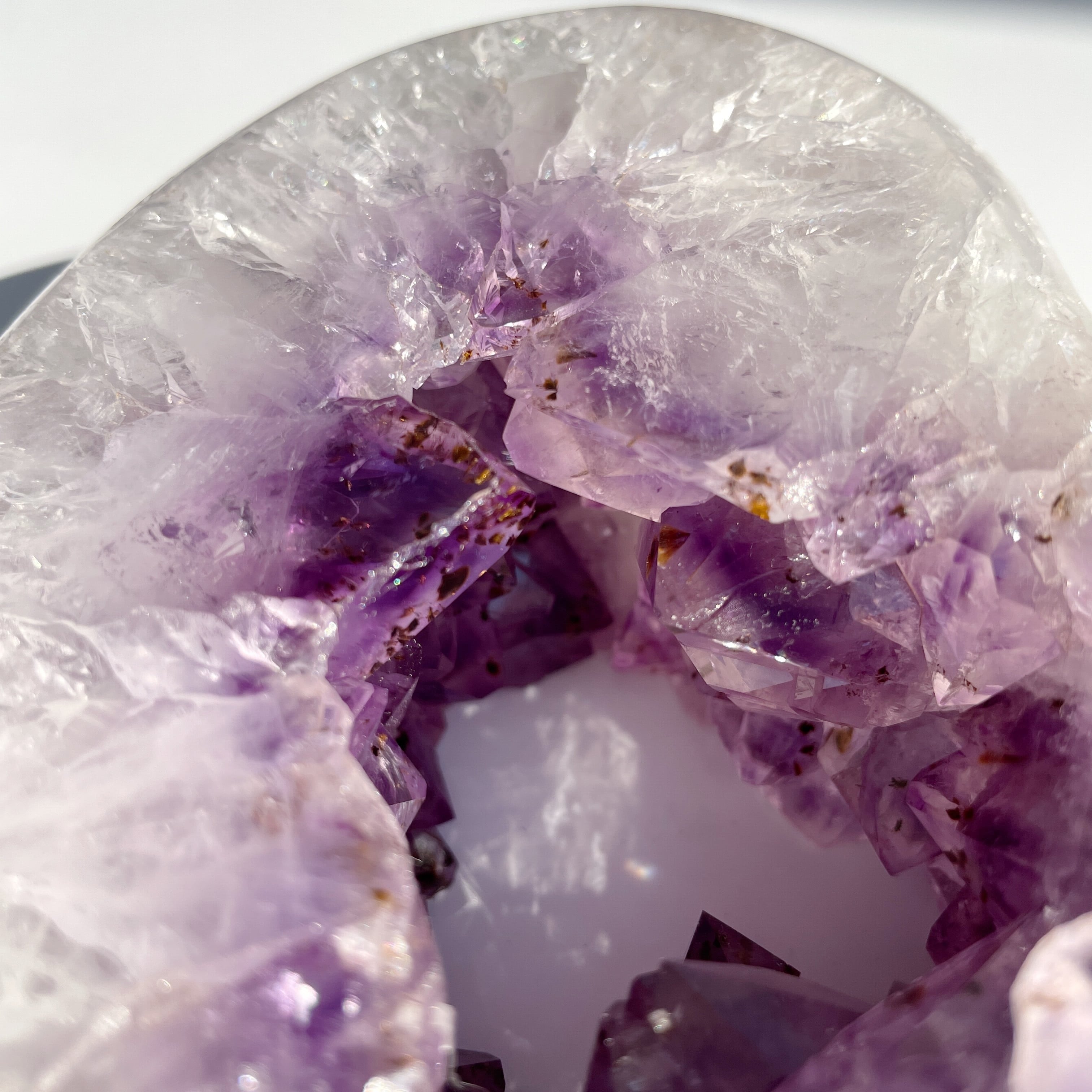アメジスト ジオードハート型♡02◇Amethyst Geode Heart◇天然石