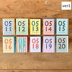 ギフトカード | Letterpress Letters, (レタープレスレターズ)368 Find Your Day - May 5月