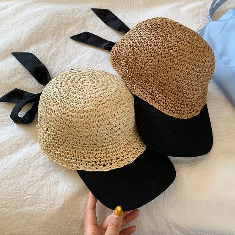 帽子 MEDI BEADS STRING STRAW HAT cap | Mbeaute