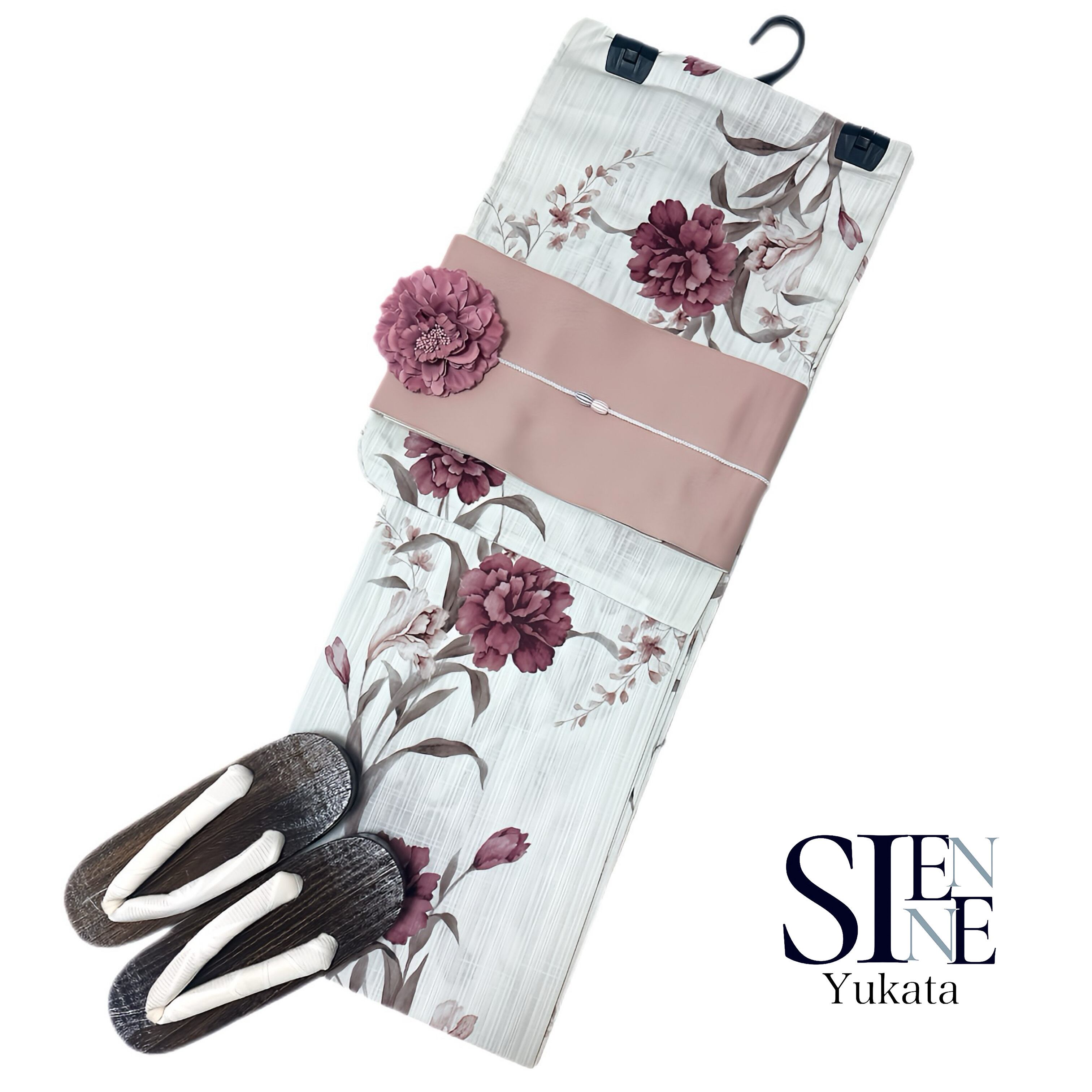 浴衣ジェンヌ 浴衣5点セット チャコール ゆかた 半幅帯 浴衣ジェンヌ 浴衣5点セット 綿 ゆかた 半幅帯 浴衣 | 浴衣SIENNE