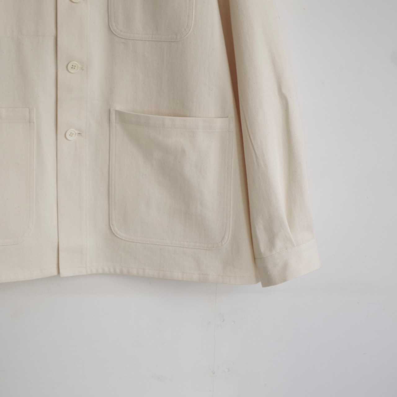 PERSONAL MATTERS  PROJECT N°04  "ORGANIC COTTON DRILL CHORE JACKET"