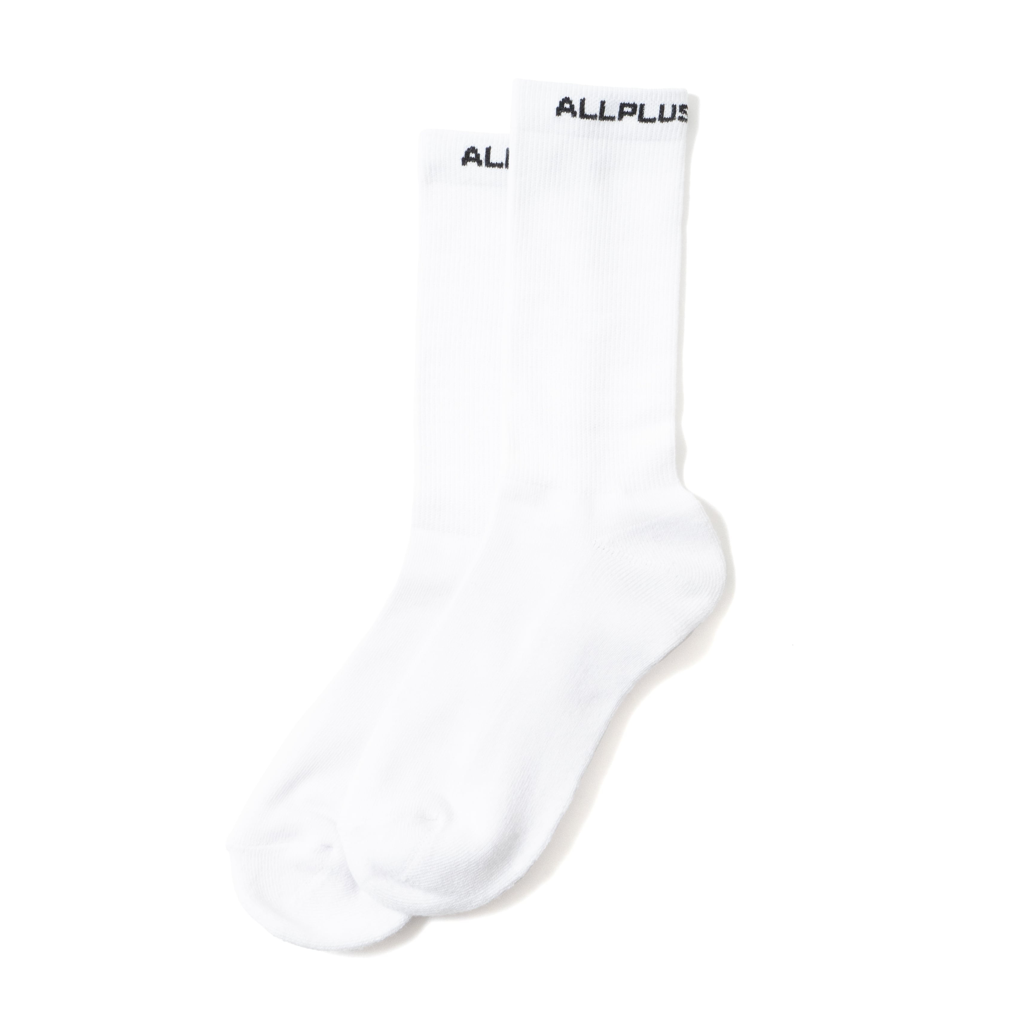 ALPSDR LOGO SOCKS / WHITE