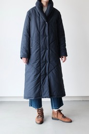 Navy padded ski coat