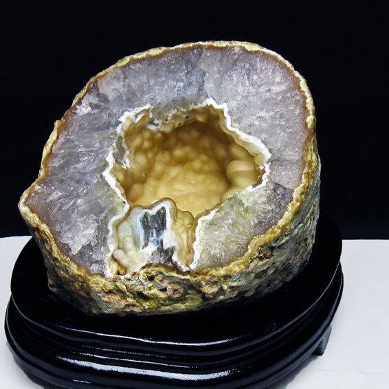 2.7Kg アゲート ジオード 原石 台座付属 一点物 191-499