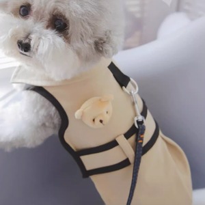 クラシック付きハーネスペットシャツ【sam035】