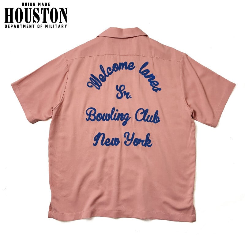 HOUSTON ヒューストン ボーリングシャツ ボウリングシャツ レーヨン