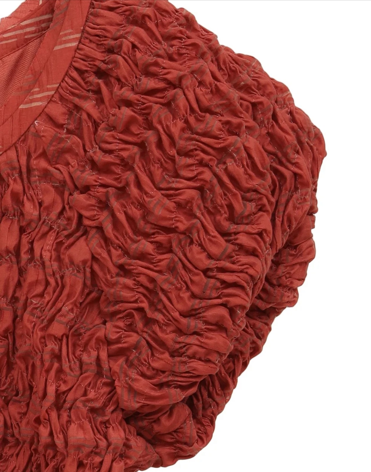 CLANE SHIRRING PUFF TOPS