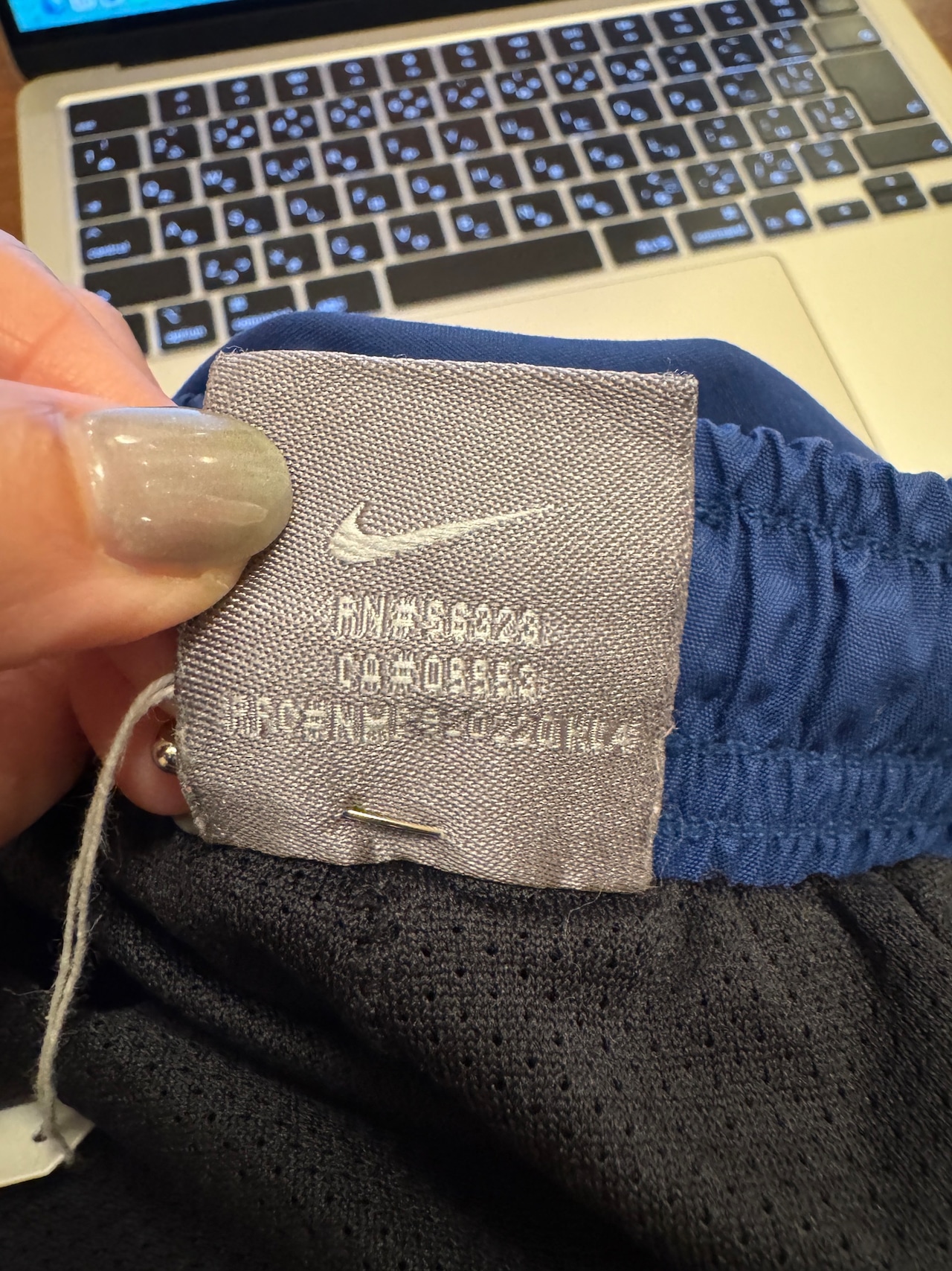 90's-00's NIKE ブルー トラックパンツ