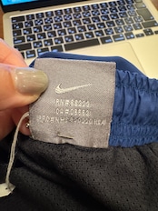 90's-00's NIKE ブルー トラックパンツ