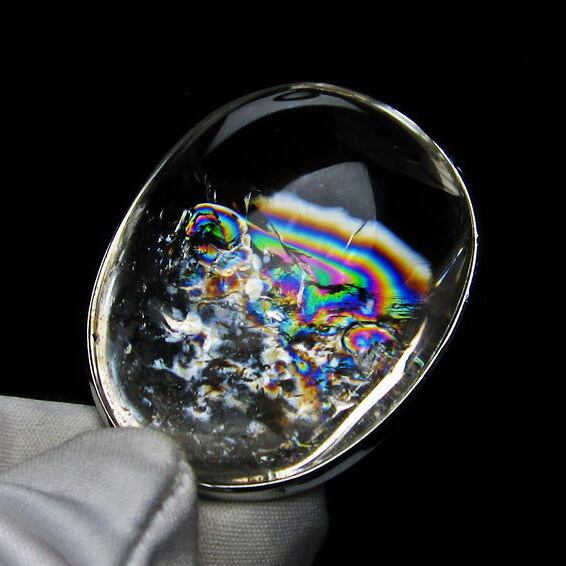 アイリスクォーツ 水晶 ペンダント 虹入り おまかせ便 112-6541