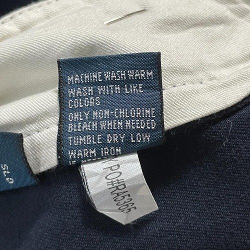 90s Polo by Ralph Lauren 38/32 ネイビーチノパンツ 詳細写真4
