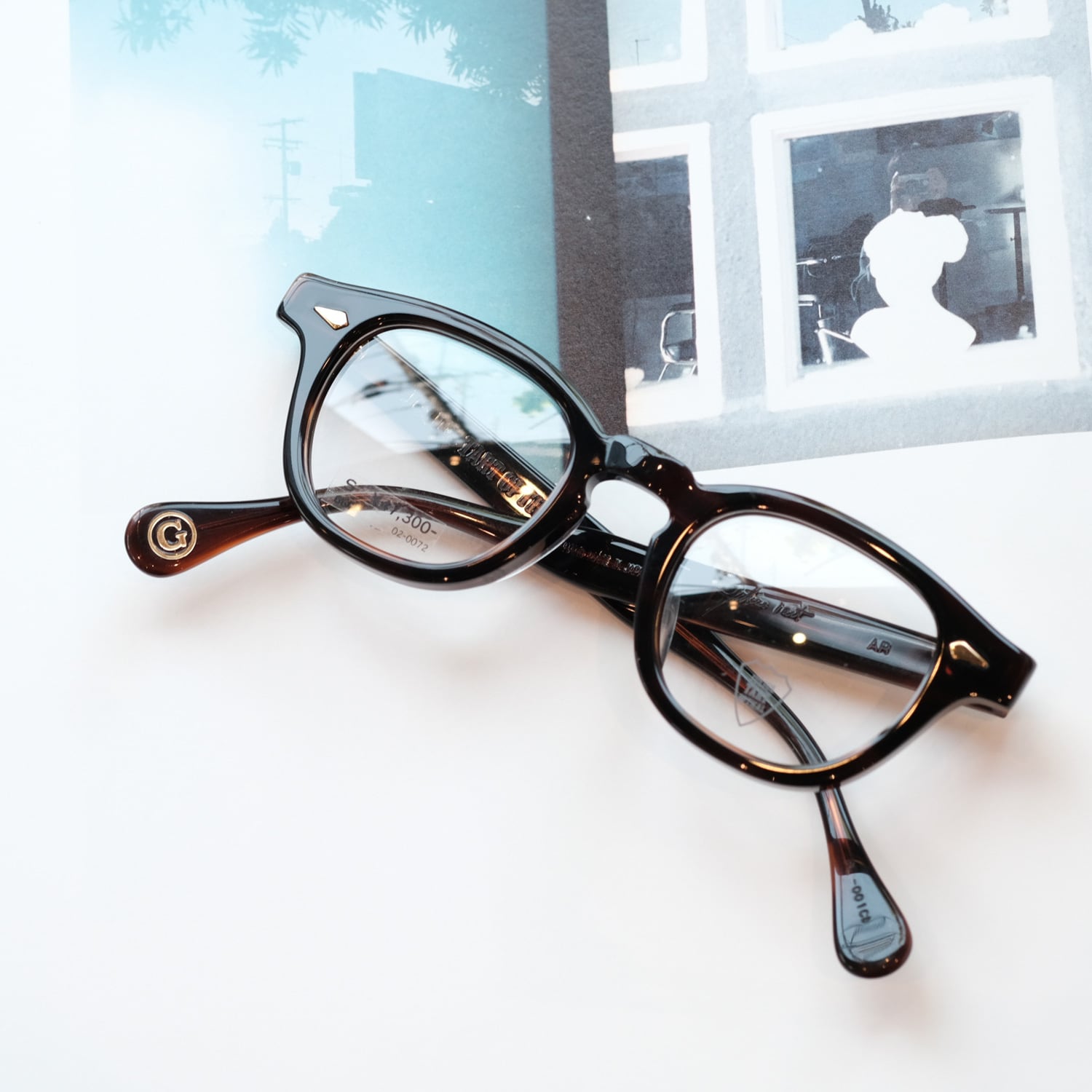 JULIUS TART OPTICAL】AR 46□22 Gold Edition - Black Crystal 