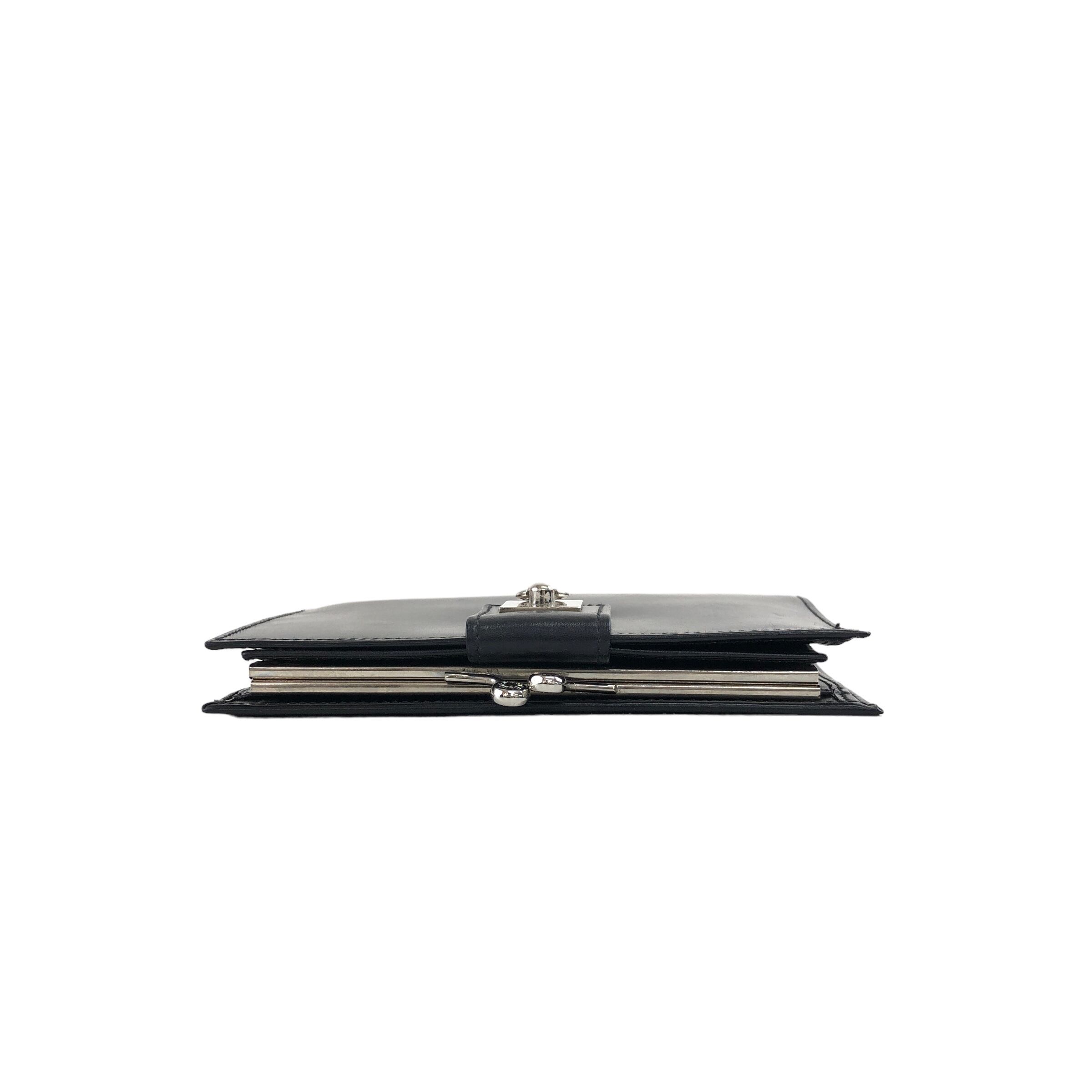 ヴィンテージセリーヌ 二つ折り財布 ブラック セリーヌ CELINE 二