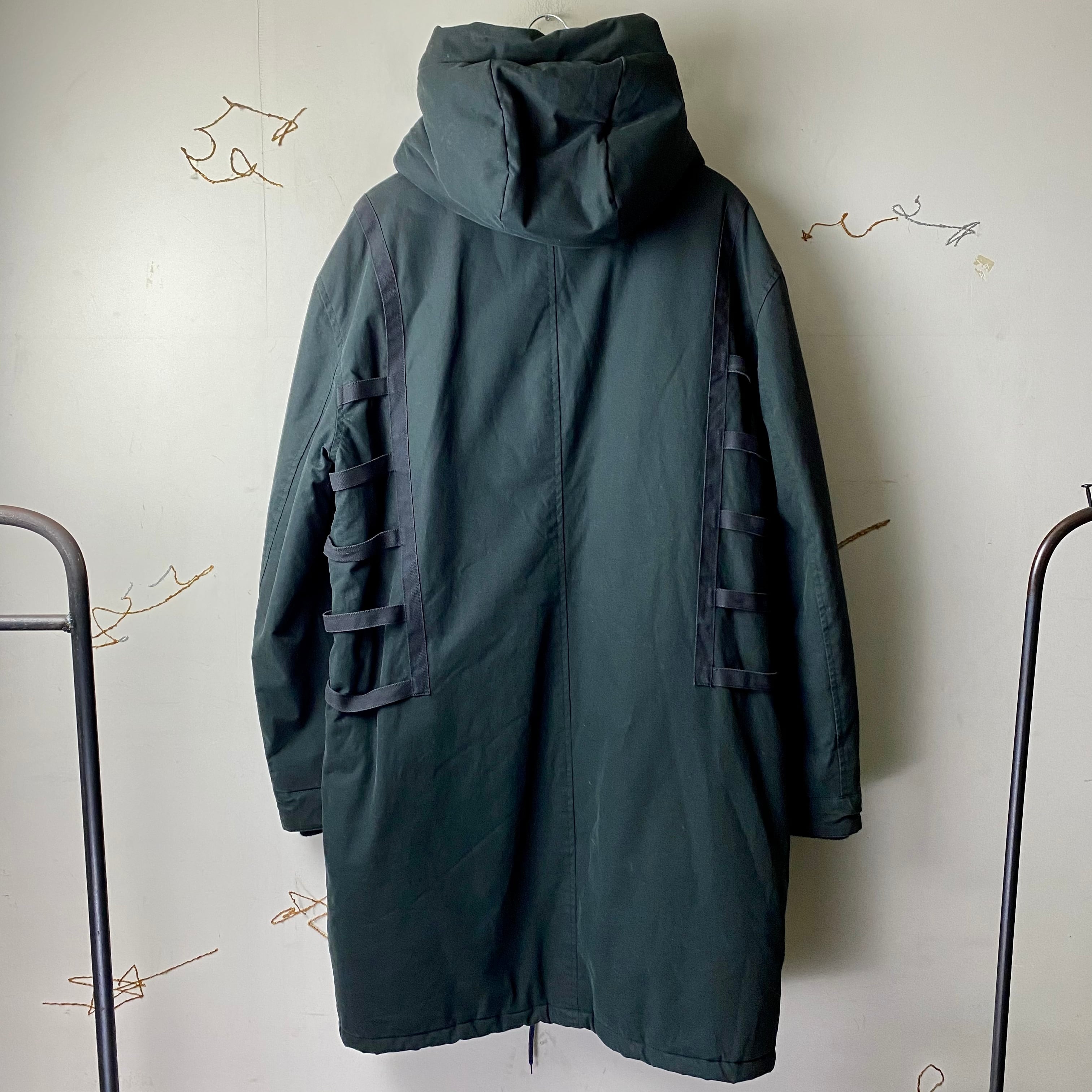 激レア 本人期 HELMUT LANG 中綿モッズコート 48 託し ブラック 激レア 本人期 HELMUT LANG 中綿モッズコート 48 託し ブラック