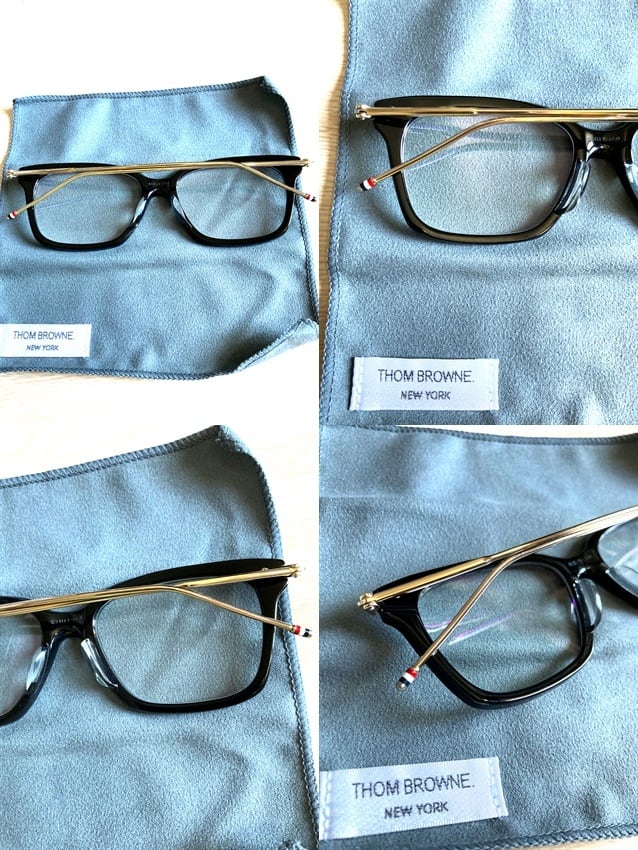 良好 完売 国内正規 THOM BROWNE トムブラウン メガネ TB-701 ブラック