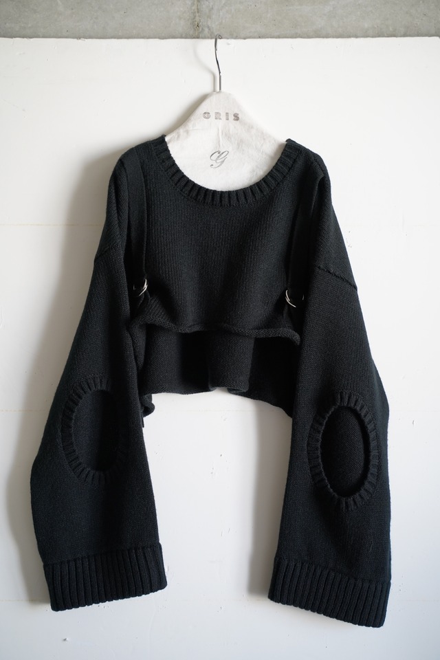 Big short harness knit_L/XLサイズ