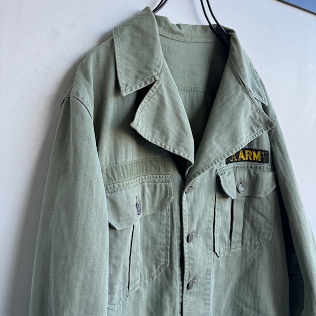 US Army M-41 HBT シャツジャケット 40s 画像4