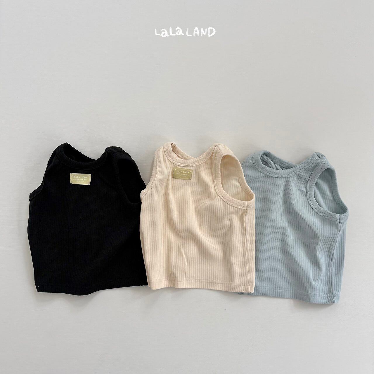 《予約》送料無料【lalaland】Rib Sleeveless T