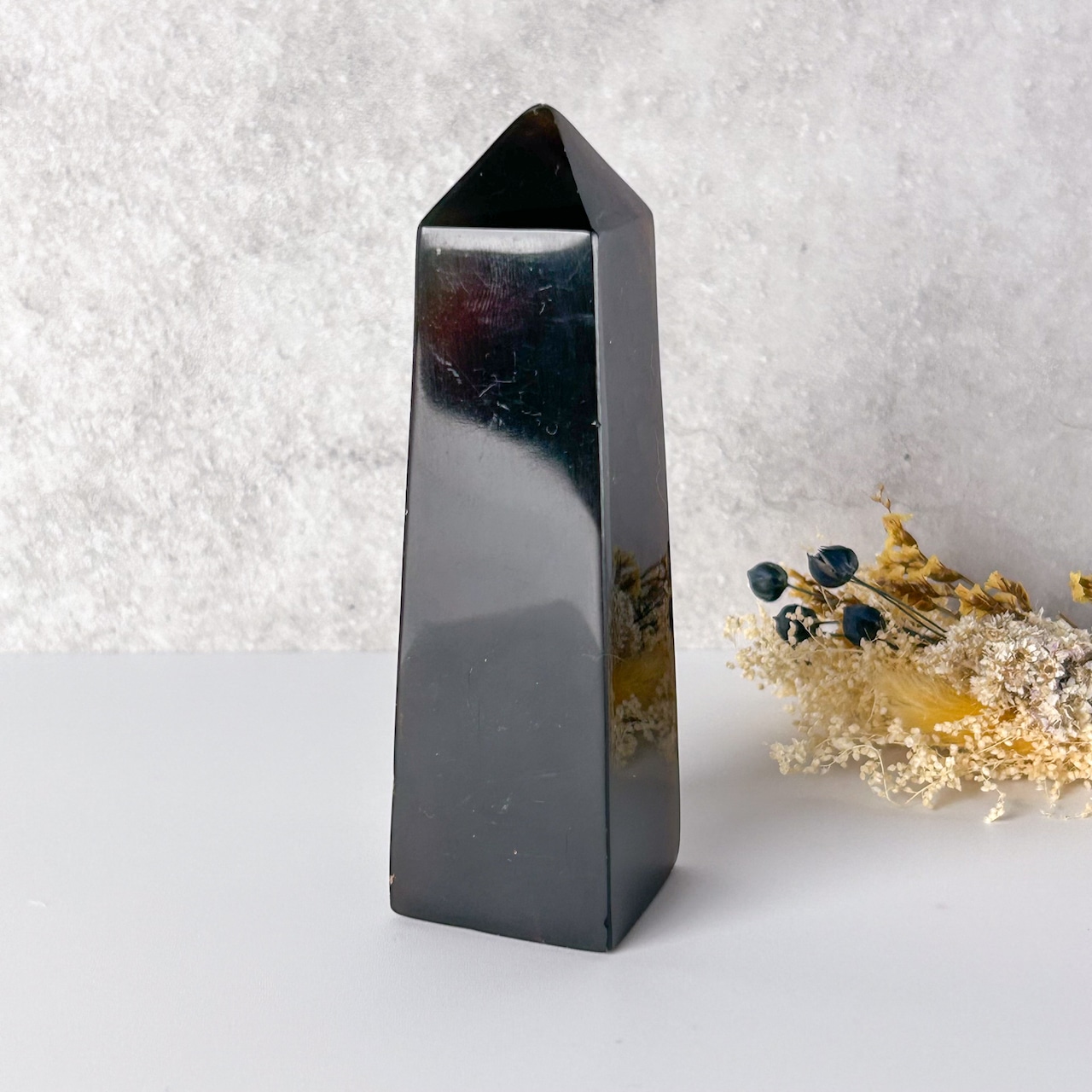 ブルーアンバー タワー * Blue Amber * 天然石