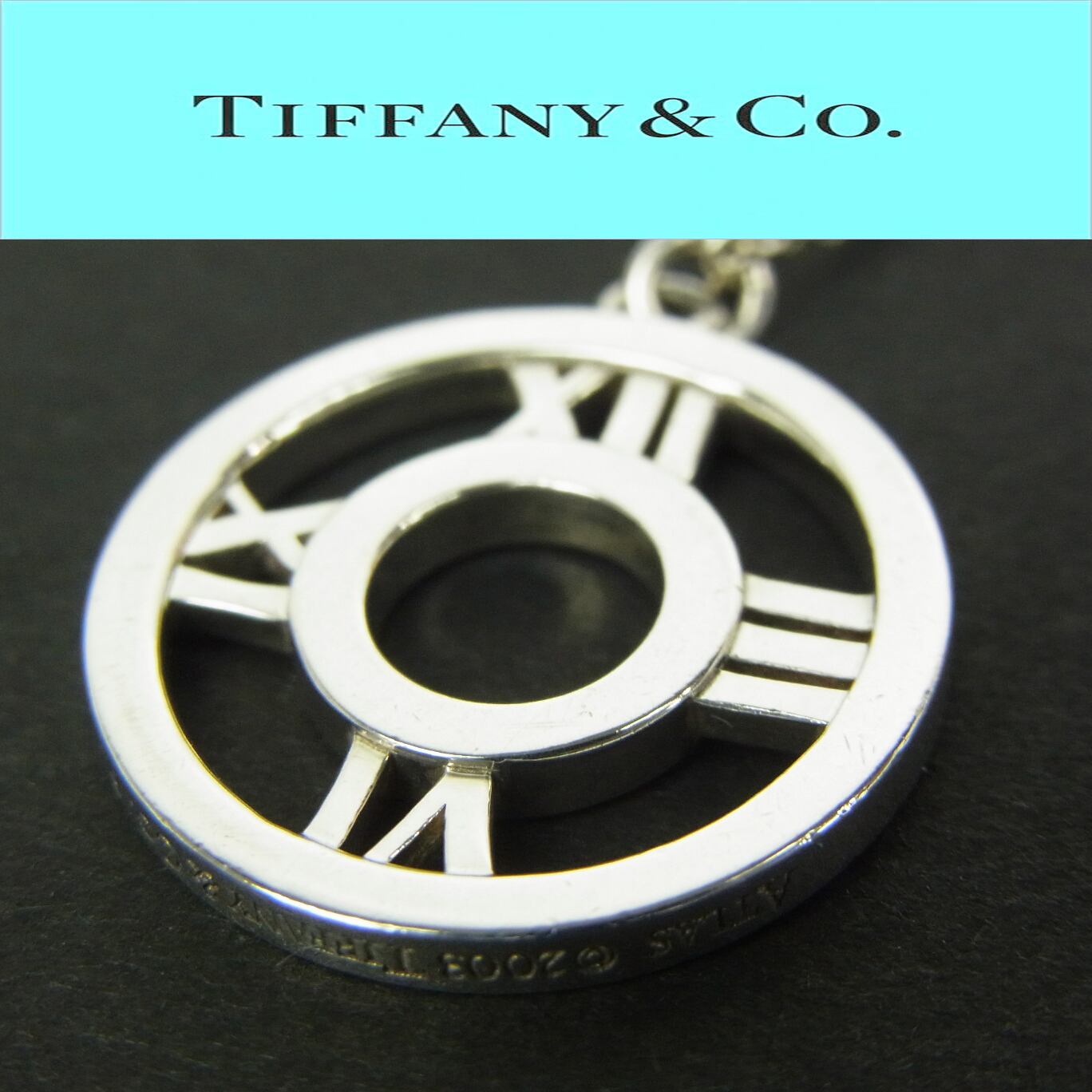 Tiffany&Co. ティファニー アトラス メダリオンチェーンネックレス