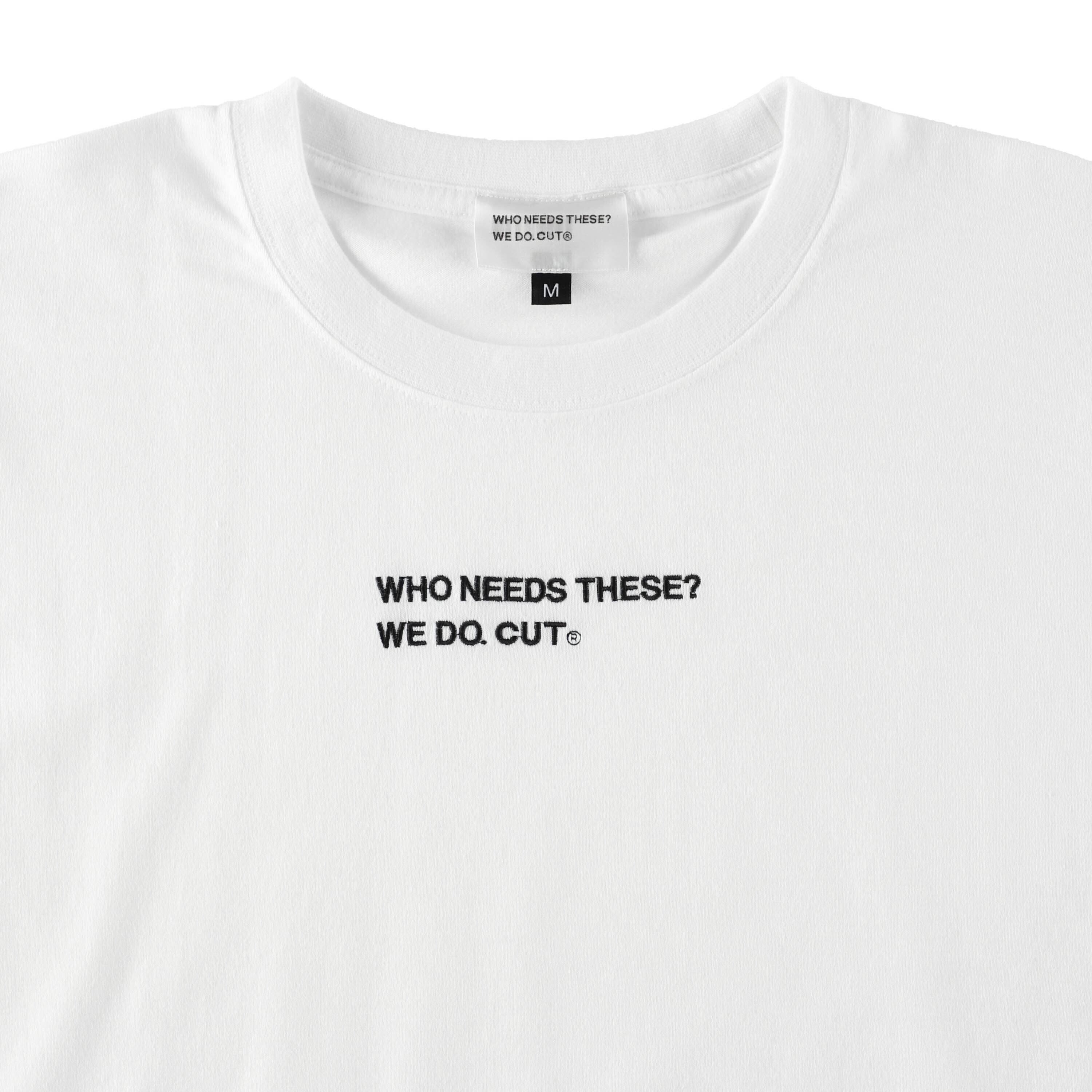 定番】ロゴ刺繍Tシャツ / オフホワイト | CUT ONLINE STORE